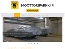 Tablet Screenshot of moottoriparkki.fi